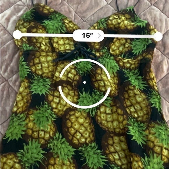 J.CREW pineapple silk tank top - Picture 6 of 7